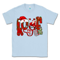 Dusty Blue christmas love nurse Classic Tee - NancyCooperArtShop