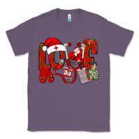 Lavender christmas love nurse Classic Tee - NancyCooperArtShop