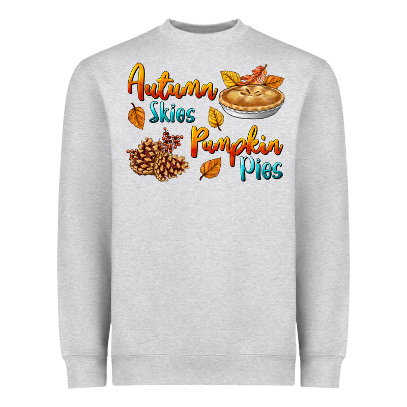 Autumn Skies Pumpkin Pies Heavyweight Sweatshirt by BundleAndBundleShop | Teevron