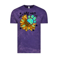 Cloud Purple life is better with cats Vintage Tee - NancyCooperArtShop