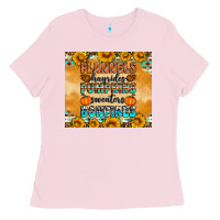 Bubblegum Pink Flannes Hayrides Sweaters Bonfires Ladies Tee - Artiststas