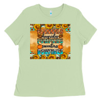 Flannes Hayrides Sweaters Bonfires Ladies Tee | Teevron