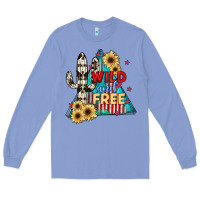 Colony Blue Wıld and Free Long Sleeve Tee - JahusDesignShop