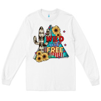 White Wıld and Free Long Sleeve Tee - JahusDesignShop
