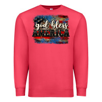 Cardinal God bless America  4th of July Premium Sweatshirt - CowGirlArtShop