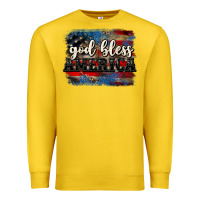 Lemon God bless America  4th of July Premium Sweatshirt - CowGirlArtShop