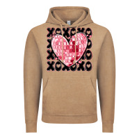 Vintage Coffee xoxo heart valentine's day Vintage Hoodie - MaliasSmallBusiness