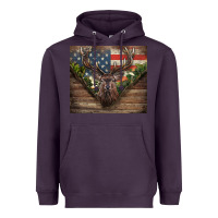 Plum usa deer hunting Heavyweight Hoodie - CowGirlArtShop