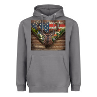 Storm usa deer hunting Heavyweight Hoodie - CowGirlArtShop