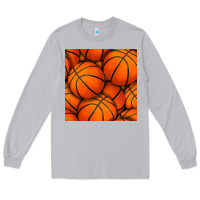 Moon Dust basketball seamless pattern Long Sleeve Tee - BundleAndBundleShop