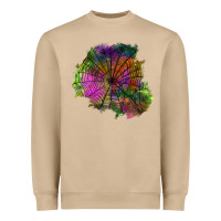 Mushroom halloween spider web for patches Heavyweight Sweatshirt - BundleAndBundleShop