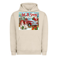 Pigment French Oak Let It Snow Tumbler Urban Hoodie - FaDigitalArtStudio