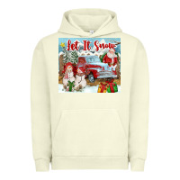 Pigment Pistachio Let It Snow Tumbler Urban Hoodie - FaDigitalArtStudio