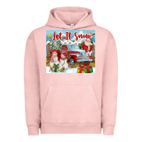 Pigment Salmon Let It Snow Tumbler Urban Hoodie - FaDigitalArtStudio
