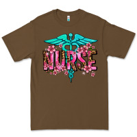 Cacao floral nurse Premium Tee - AdoDesignShop