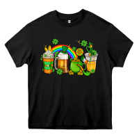 Black st patricks coffee Heavy Core Tee - AdoDesignShop