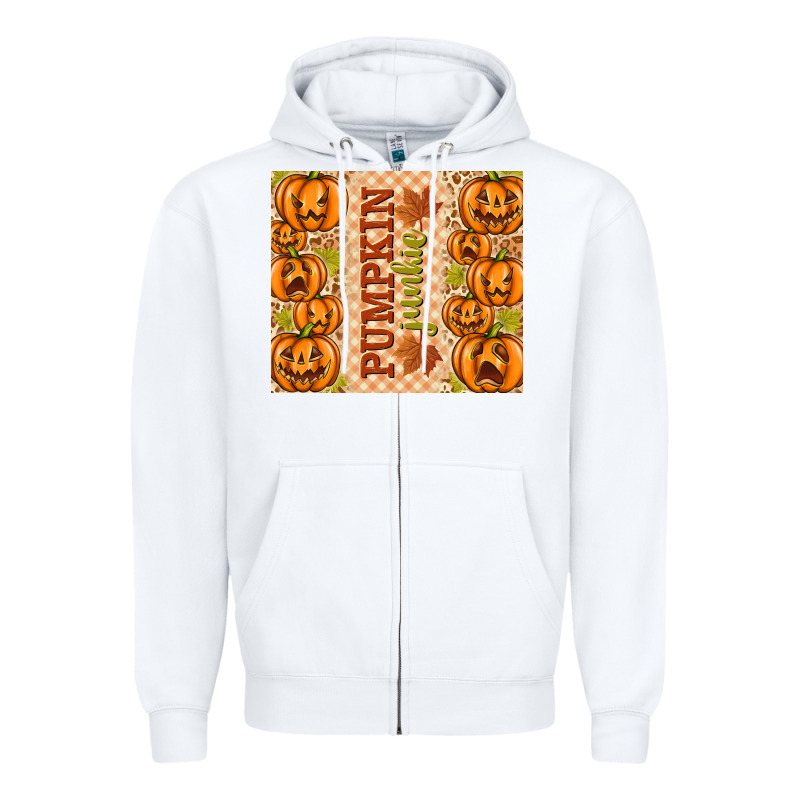 Fall Pumpkin Junkie Zipper Hoodie by texasbilliewilder | Teevron