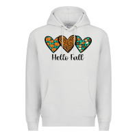 Dove Grey hello fall Premium Hoodie - JahusDesignShop