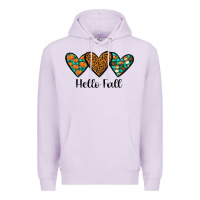 Lilac hello fall Premium Hoodie - JahusDesignShop