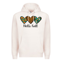 Pale Pink hello fall Premium Hoodie - JahusDesignShop