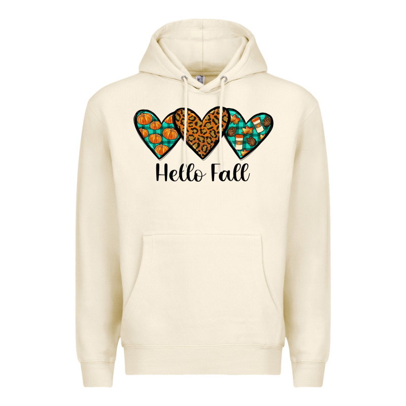 Hello Fall Premium Hoodie by JahusDesignShop | Teevron
