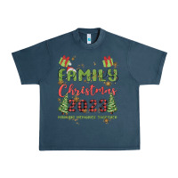 Midnight Navy custom family christmas 2023 marking memories toge Urban Heavy Tee - MaliasSmallBusiness
