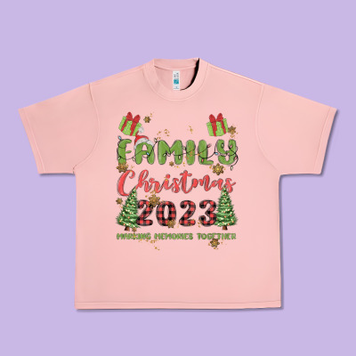 Custom Family Christmas 2023 Marking Memories Toge Urban Heavy Tee Designed By Maliassmallbusiness
