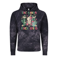 Cloud Black she kinda buck wild Vintage Hoodie - MaliasSmallBusiness