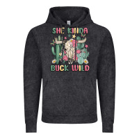 Vintage Black she kinda buck wild Vintage Hoodie - MaliasSmallBusiness