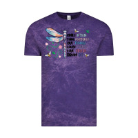 Cloud Purple dragonfly smile tink give laugh love dream Vintage Tee - MaliasSmallBusiness