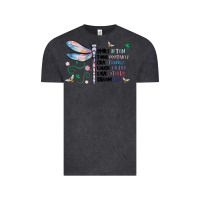 Vintage Black dragonfly smile tink give laugh love dream Vintage Tee - MaliasSmallBusiness