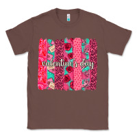 Chestnut valentines day brushstroke background brushstroke Classic Tee - NancyCooperArtShop