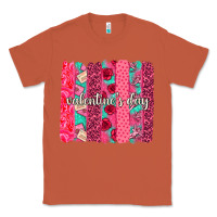 Copper valentines day brushstroke background brushstroke Classic Tee - NancyCooperArtShop