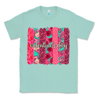 Seafoam valentines day brushstroke background brushstroke Classic Tee - NancyCooperArtShop