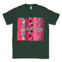 Sports Green valentines day brushstroke background brushstroke Classic Tee - NancyCooperArtShop