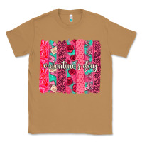 Toasted Coconut valentines day brushstroke background brushstroke Classic Tee - NancyCooperArtShop