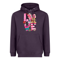 Plum Love Valentine's Day Heavyweight Hoodie - HowdyJamesFarm
