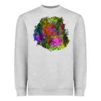 Heather Grey halloween spider web for patches Heavyweight Sweatshirt - BundleAndBundleShop