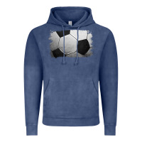 Vintage Denim soccer brushstroke Vintage Hoodie - Jasminsmagicworld