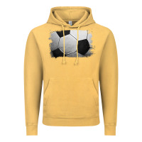 Vintage Mustard soccer brushstroke Vintage Hoodie - Jasminsmagicworld