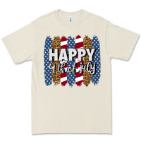 Bone happy 4th of july brushstrokes Premium Tee - BundleAndBundleShop