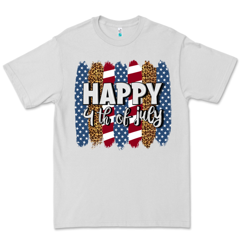 Happy 4th Of July Brushstrokes Premium Tee by BundleAndBundleShop | Teevron