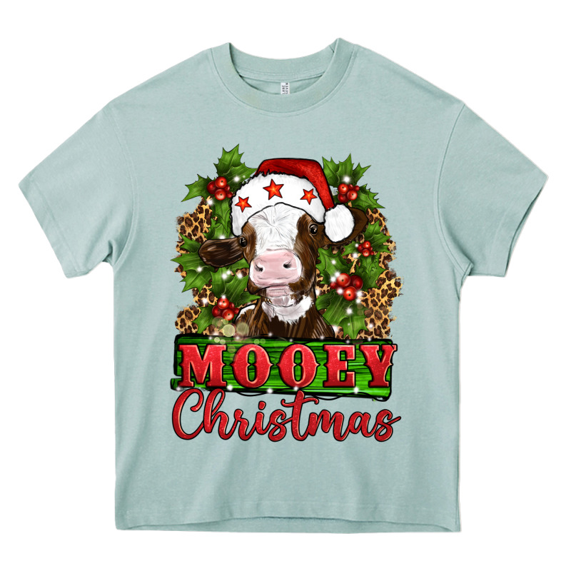 Mooey Christmas Heavy Core Tee by Artiststas | Teevron