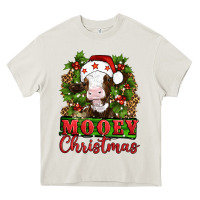 Cream Mooey christmas Heavy Core Tee - Artiststas