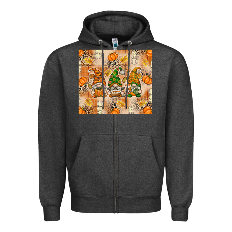 Fall With Gnomes Zipper Hoodie by texasbilliewilder | Teevron