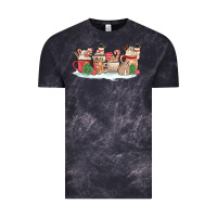 Cloud Black christmas cookie coffe cups Vintage Tee - MaliasSmallBusiness