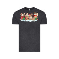 Vintage Black christmas cookie coffe cups Vintage Tee - MaliasSmallBusiness