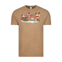 Vintage Coffee christmas cookie coffe cups Vintage Tee - MaliasSmallBusiness