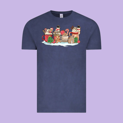 Christmas Cookie Coffe Cups Vintage Tee Designed By Maliassmallbusiness