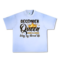 Grape Ice december queen faith and favor living my blessed l Urban Heavy Tee - MaliasSmallBusiness
